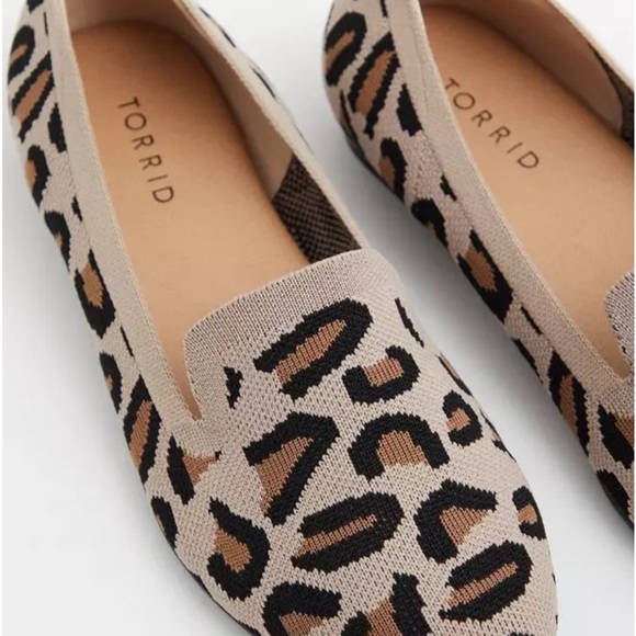 Torrid Leopard Stretch Knit Loafers - Picture 3 of 6